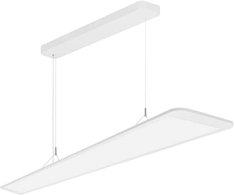 LEDVANCE Pendelleuchte mit direkter und indirekter Lichtausstrahlung | energiesparend, 36W, kalt weiß, Aluminiumgehäuse, rechteckig, DALI, starke Entblendung | PANEL D/I 1200 UGR 19 36W 4000K DALI