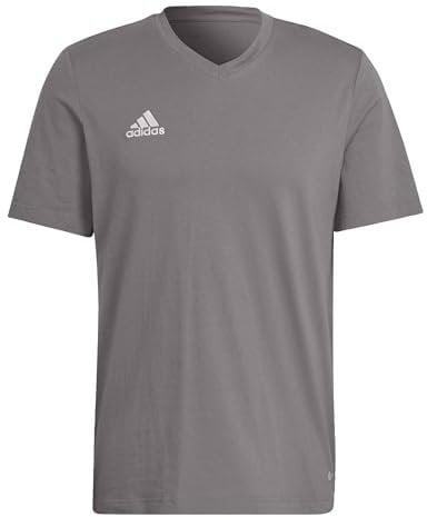 adidas Herren Entrada 22 Tee, Team Grey Four, XS
