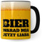 Bier Tasse mit Spruch lustig Männer Bayern Bier warad mia jetzt liaba lustig bayerisch Kaffee-Tasse Geschenk-Idee für Ihn Vatertagsgeschenk Vatertag Bayer boarischer Kaffeebecher
