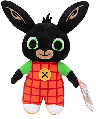 Giochi Preziosi Bing BNG01I03 Bing Plüschfigur mit knisternden Ohren und gestickten Gesichtsdetails, weiches Plüschtier zum Mitnehmen, ab 0 Monaten