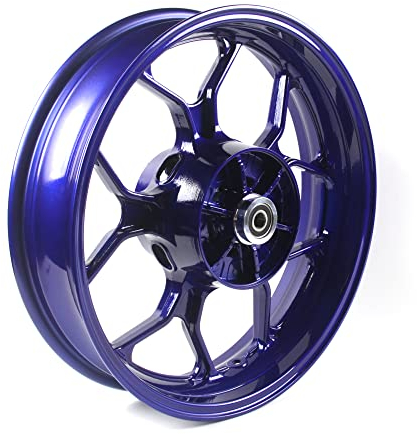 Arashi 4 x 17 Zoll Hintere Felge Für YZF R3 R25 2015-2022 (ABS enthalten) Ersatzzubehör Motorrad YZF-R3 YZF-R25 Blau 2016 2017 2018 2019 2020 2021