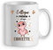 Mug Tasse cadeau collègue super chouette - cadeau femme merci collègue super chouette personnalisé prénom