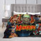 YINGD Frankenstein Decke, Überwurfdecke, ultraweich, Flanell, leicht, Überwürfe für Couch, Bett, Plüsch, flauschig, Flanell, Mikrofaser, warme Thermodecke