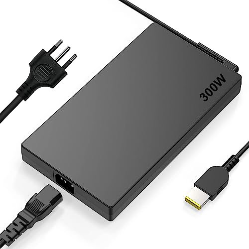 300W 20V 15A Adattatore CA per Lenovo Legion 5 5i 5P 7 pro 15 16 17 C7 S7 Y540 Y545 Y740,300 Watt caricatore del portatile da gioco di ricambio per ADL300SDC3A GX21F23045 ADL300SLC3A SA10R16956