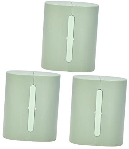 SOLUSTRE 3st Aufkleber Haar Klebrige Rolle Fussel Tierhaarbürsten Haushalt Fellroller Fellentfernerwalze Haarentfernungsbürste Klebriger Haarentferner Sofa Tragbar Walzenbürste Plastik