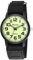 Ravel - Moderne Workwear-Herrenuhr mit einfach zu befestigendem Armband - Schwarz/Im Dunkeln leuchten Zifferblatt/Schwarzes Armband
