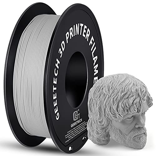 GEEETECH Matte PLA Filament 1,75mm pla Filament für 3D-Drucker, 1 Spule 1kg, Neu Grau