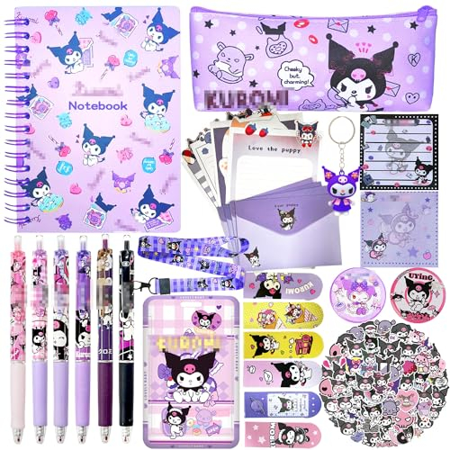 Cancelleria Kawaii,Forniture per Ufficio e Scuola,Forniture Scuola Cute,Cancelleria Scuola,Astuccio,Penna Sfera,Segnalibri,Block Notes,Adesivi,Badge,Portachiavi,Regalo Compleanno Bambini Ragazze