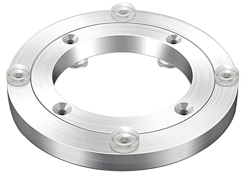 IkErna Aluminum Alloy Lazy Susan Lazy Susan Ball Bearing, Silent Smooth 360 Degree Rotating 5~40 inch Turntable Beastand/50 cm