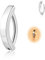 Candyfancy 14G Clicker Bauchnabelpiercing Titan Antiallergie Bauchnabelpiercing 12mm Nabelpiercing Belly Piercing Bauchnabel Körperschmuck für Damen Herren