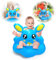Baby Aufblasbarer Sitz - PVC Faltbarer Baby Stuhl für 3-12 Monate, Tragbarer Bodensitz für Babys, Sitz für Säuglinge, Zuhause und Unterwegs (blue)