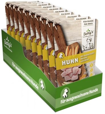 Betty’s Landhausküche Frischebeutel Huhn und Süßkartoffel 125g x 10