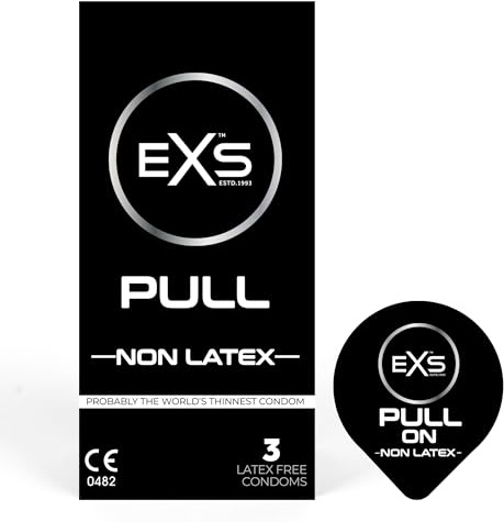 EXS Pull latexfreie Kondome (3er-Pack) normale Passform (Nenneweite: 54mm)