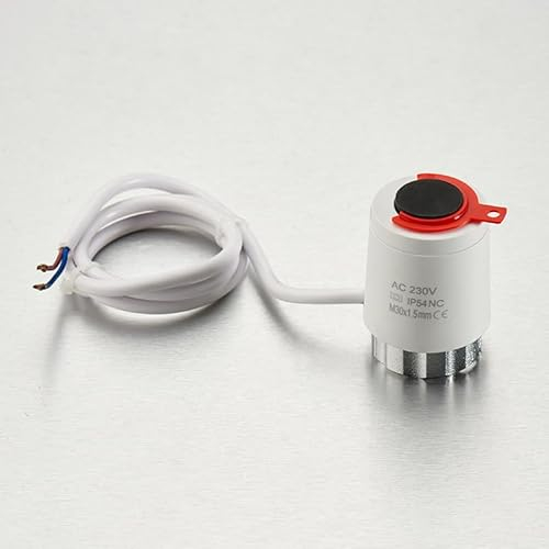Stellantrieb Fussbodenheizung 230v M30x1,5 NC (stromlos geschlossen), Stellmotor VA80 für Fußbodenheizung, Fußbodenheizung Ventil für nahezu jeden Heizkreisverteiler (1)