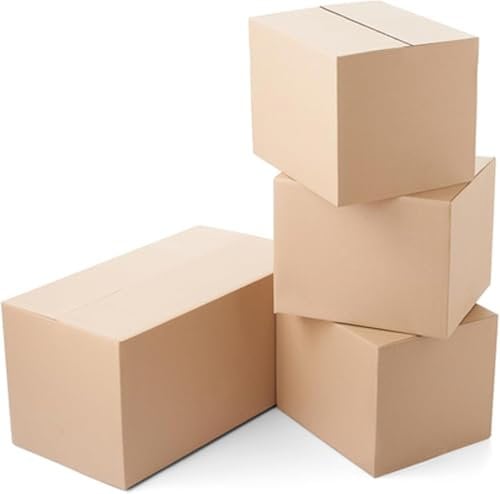Pack of 50 Medium 305 x 229 x 152mm / 12x9x6 Single Wall Shipping Mailing Postal Cardboard Boxes