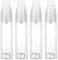 Aeaocvo 4 Pack Refillable Paint Pens Empty Paint Pen 15 mm Flat Head Graffiti Markers, Clear Acrylic Fillable Paint Marker Pens for Oil Water, Watercolor Painting, Doodling, Paper Drawing