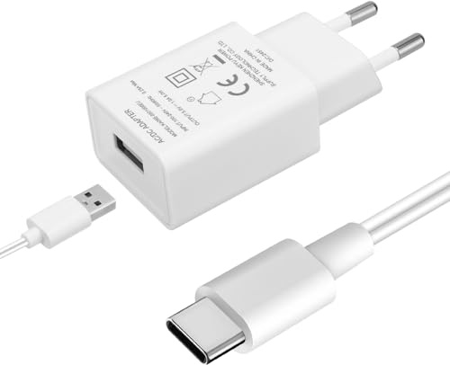 MYPIN 5V 1000mA Babyphone Ladegerät Netzteil Ladekabel, Baby Monitor und Elterneinheit Ladegerät, Mini USB Schaltadapter, kompatibel mit verschiedenen Baby Monitor, EU-Stecker mit 2,5m Kabel, Type-c
