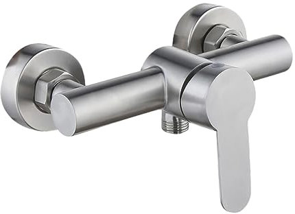 Housoutil 1stk Wasserhahn Dusche Sanitär Artikel Badekissen Für Badewanne Badarmaturen Fenstersauger Badezimmerhaken Türhaken System Badezimmer Wasserhahn Wasserhähne Rostfreier Stahl Silver