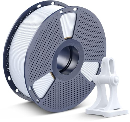 SUNLU High Speed PLA+2.0 Weiß Filament 1.75mm, PLA Plus 2.0 Filament | 600mm/s Hochgeschwindigkeits Filament PLA+ 2.0, Hohe Zähigkeit & Schlagfestigkeit, Weiß 1000g