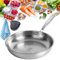 Siraat - Padella in titanio puro Taima per cucinare, antiaderente senza rivestimento, adatta per fornelli a induzione, tutti i fornelli, lavabile in lavastoviglie (senza coperchio, L (28 cm)