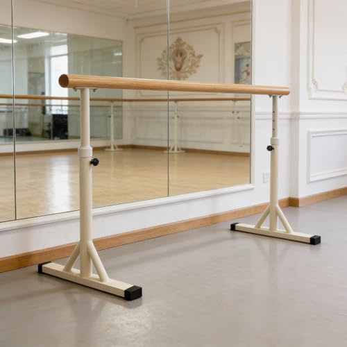 Barre de ballet portable, barre de ballet réglable et autonome ,barre de ballet de fitness pour studio de danse à domicile pour les étirements, le Pilates, la danse ou les entraînements actifs