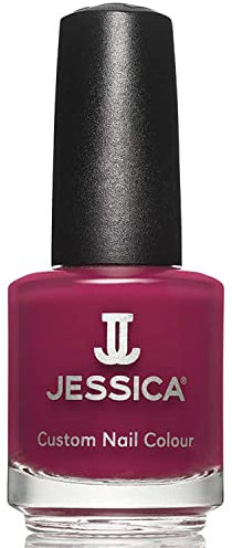 JESSICA Custom Nail Colour, Gorgeous Garter Belt, 14.8 ml,berry
