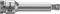 Wera 05003527001 8794 A - 1/4-Inch Zyklop Wobble Extension - Silver
