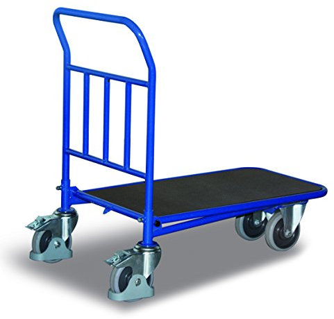 CC Wagen mit Ladefläche aus Siebdruckplatte RAL5010 Enzianblau CnC