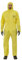 Ansell AlphaTec 2300 Model 132, Disposable Overall Suit, Chemical Protection Type 3/4/5, Waterproof Overall, Work Utility & Safety Dungarees & Coverall, Durable Work Apparel, 1 Yellow Unit, Size M