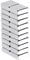 Anpro 20 Stück Magnete Stark, Neodym Magnete Eckig, für Kühlschrank Whiteboard Pinnwand Magnettafel Tafel Kunsthandwerk, 10x10x4mm