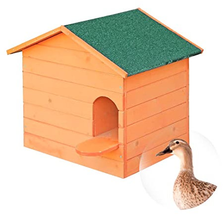 Caseta para Patos - Nido para Patos - Refugio Grande de Madera tratada