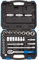Draper 1/2 33 Piece MM/AF Socket Set | Micrometre Reversible Hand Tool |Soft Grip Ratchet | 17 Metrics Sockets Mechanics Car Tools | 7 Imperial Sockets| 3 Spark Plug Sockets | 16363