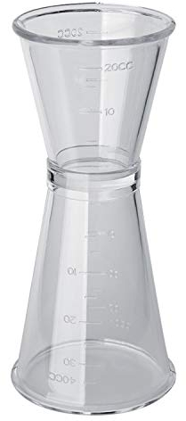 Piazza - Misurino Cocktail in Plastica, Dosatore Professionale per Attrezzatura Bar, Jigger Barman | Capacità 20x40 ml