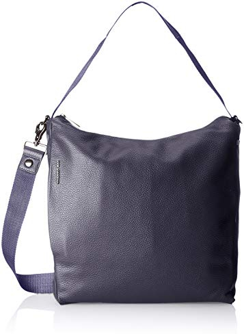 Mandarina Duck Schultertasche Blau (Dress Blue) Mellow Leder P10fzt95 33 x 33 x 10 cm (L x H x B)