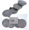 4X 60 mm Nabenkappen Felgen Deckel Kappen Grau Gewölbt für Alutec Rial Anzio