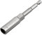 Sourcingmap 1/4 Quick-Change Hex Shank 10mm Deep Socket Nut Setter Driver Drill Bit, 100mm Length, Metric No-Magnetic