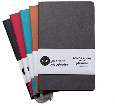 GLP Creations The Author notebook with Tomoe River paper (Black/Lined)
