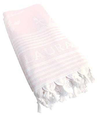 Laura Ashley - Hamamtuch - Elveden Blush - Baumwolle - 90 x 180cm