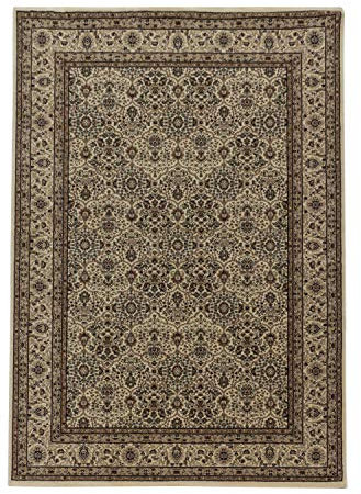 Ayyildiz Exklusiver Orientteppich: Klassisches Design mit orientalischem Medaillon-Muster | Kurzflorig und Rechteckig für Ihr Wohnzimmer, Größe:80 x 150 cm, Farbe:Beige