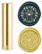 CRASPIRE Wax Seal Stempel Cat Paw In Garland, Versiegelung Wachs Stempel Tier Mini Messing Stempel Pistole Wachs Siegel 15mm Für Umschlag Einladung Hochzeit Verschönerung Flasche Dekoration