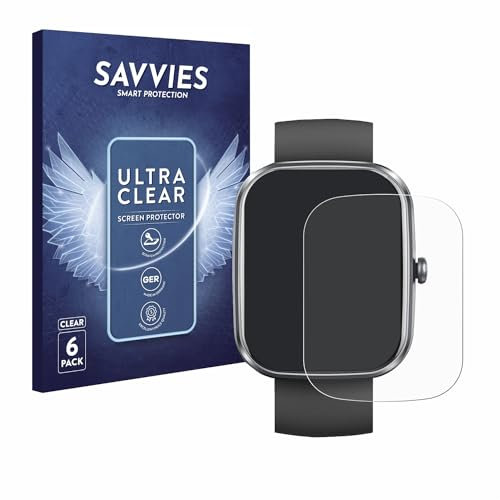 savvies Protector Pantalla para Kuizil T70 1.91 (6 Unidades) Película Ultra Transparente