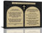 10 Gebote, Leinwandkunst, christlich, religiös, Vintage, zehn Gebote, Wanddekoration, Gott, Bibelversen, Poster, Bilder, Drucke, motivierend, gerahmt, Badezimmer, 40.6x30.5 cm