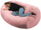 bananair - Giant Bean Bag for Adults and Kids - Ultra Soft & Comfortable, Premium Quality Foam Filling - Removable & Machine Washable Cover - Large & Fluffy Bean Bag (160x90x60 cm, Pink)