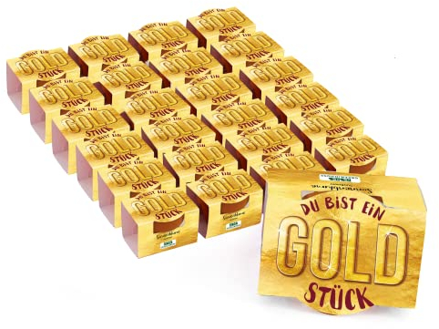 Bull & Bear 25er Mini Pflanzset 'Du bist ein Goldstück' mit Samen für Zwergsonnenblumen im Topf 4,5cm, Mini Sonnenblumen als Anzuchtset mit Pflegeanleitung
