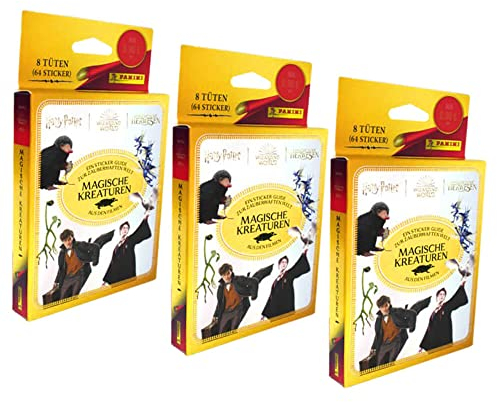 Panini Harry Potter Sticker - Magische Kreaturen (2023) - Sammelsticker - Auswahl (3 Blister)