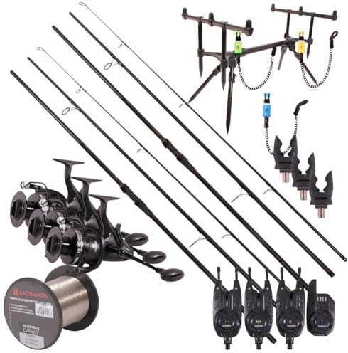 Ultimate Adventure Carp Triple Rod Set - Karpfenset