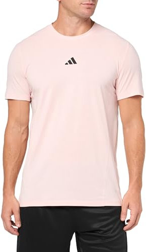 Adidas T-Shirt da Uomo progettata per l'allenamento, Rosa Sabbia Mel, M