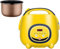 SEVSO Mini Rice Cooker (1.8-5L) Make Rice & Steam Healthy Food & Vegetables with Non-Stick Inner Pot 24H Reservation for 1-8 People,Yellow,3L