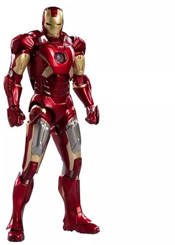 Hiyanan 190707 Intermediate Action Toy, Marvel 1/10, Total Height Approx. 7.1 inches (180 mm), Scale Iron Man MK7 Action Figure, Complete Product