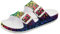 VICT POPU Ciabatte da donna con plantare, sandali piatti, antiscivolo, estivi, casual, in EVA, per adulti, Macchie colorate, 41 EU